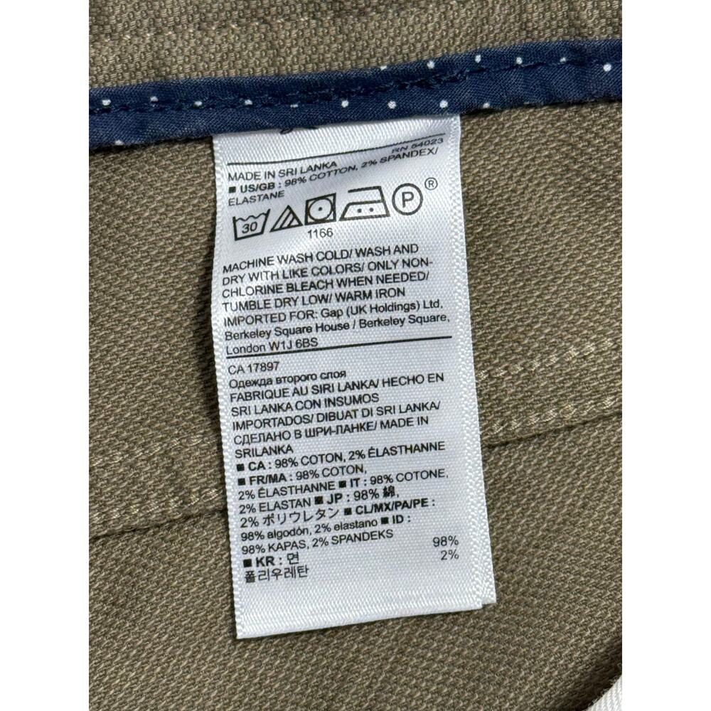 Banana Republic Aiden Brushed Chino Slim Fit Pants – Khaki – 38x30 NWT - Picture 7 of 12